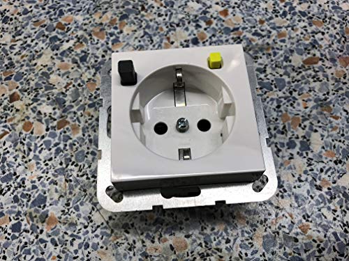 Preisvergleich Produktbild Gira 267 703 fi-socket 30 mA reinweiß