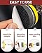 325PCS 2 Inch Hook & Loop Sanding Discs Kit for Drill Dremel Grinder Rotary Tools - Includes 10 Quick Change Backing Plates, 80 to 3000 Grit Sandpaper Polishing Pads, Sander Attachment for Metal Wood