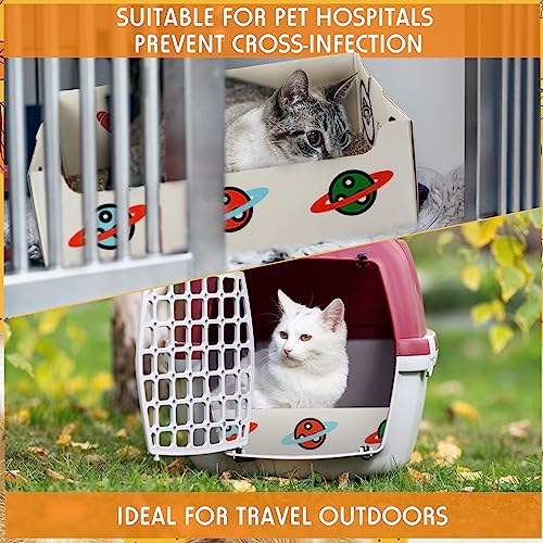 Caja de arena desechable para gatos, 4 piezas miniatura 6