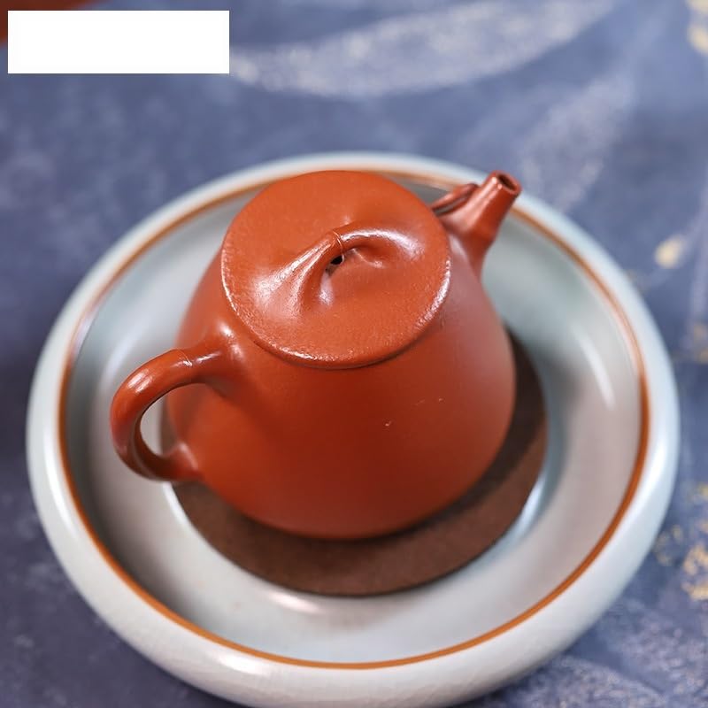 Ceramiczny czajniczek do herbaty i kawy, japoński wzór z fioletowej gliny, ręcznie wykonany, trwały, idealny do domu lub na prezent, eleganckie akcesoria kuchenne
