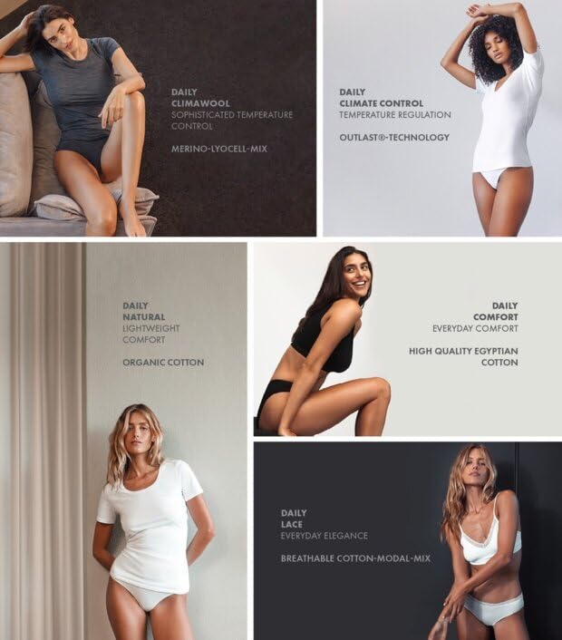 FALKE Women Daily Climate Control Camisole Undershirt, Black (Black 3000), S