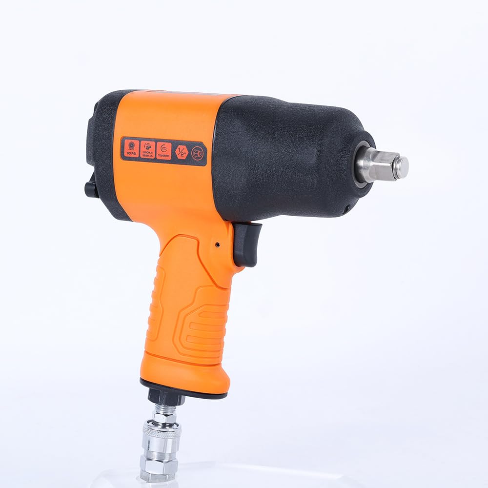 Workpad WPIW1300 - Chiave pneumatica professionale, colore: nero e arancione, utensile pneumatico resistente
