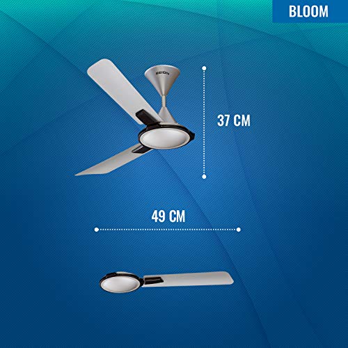 Image of SEION Ceiling Fan Bloom 1200 MM Metallic Grey