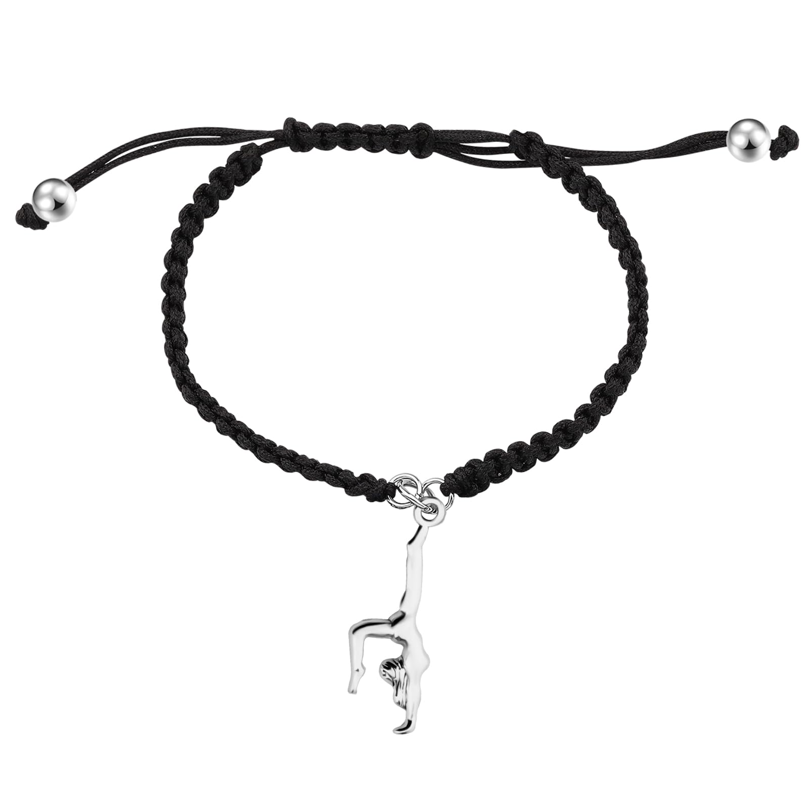 PLITIGymnast Gift Gymnastics Team Gift Jump Off The Beam Flip Off The Bars Gymnastics Bracelet For Women