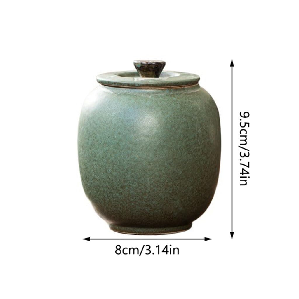 NEBE Contenitore per caffè Barattolo da tè Piccolo in Ceramica squisita for Uso Domestico Mini Barattolo Portatile