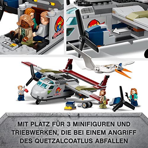 LEGO 76947 Jurassic World Quetzalcoatlus: Flugzeug-Überfall, Dinosaurier Spielzeug mit Figuren, Geschenk für Kinder ab 7… – Bild 5