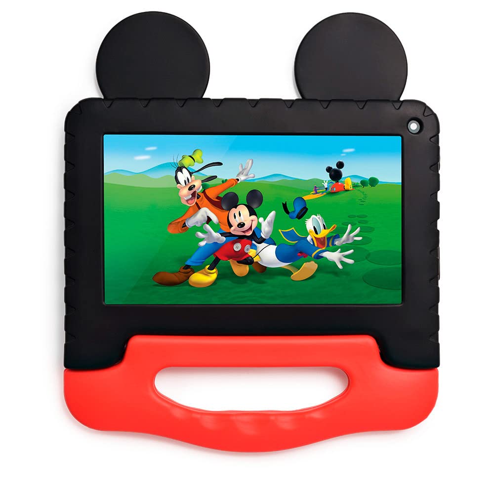 Tablet Infantil Mickey Controle Parental 32GB + Tela 7 pol + Case