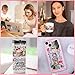 Rngmsi Mama UVDTF Cup Wrap - 8 Sheets Mom UV DTF Wraps for 16 oz, Leopard Print UV DTF Stickers for Water Botters Glass Cups, Pink Coffee Bow Rub on Transfer Decals for Women