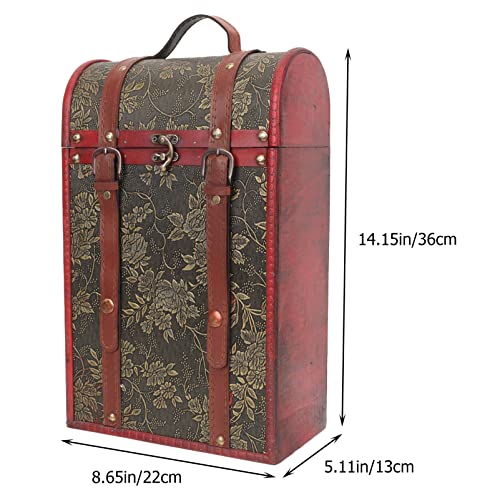 Caja de vino doble de madera ideal para proteger y presentar tus botellas de regalo 2