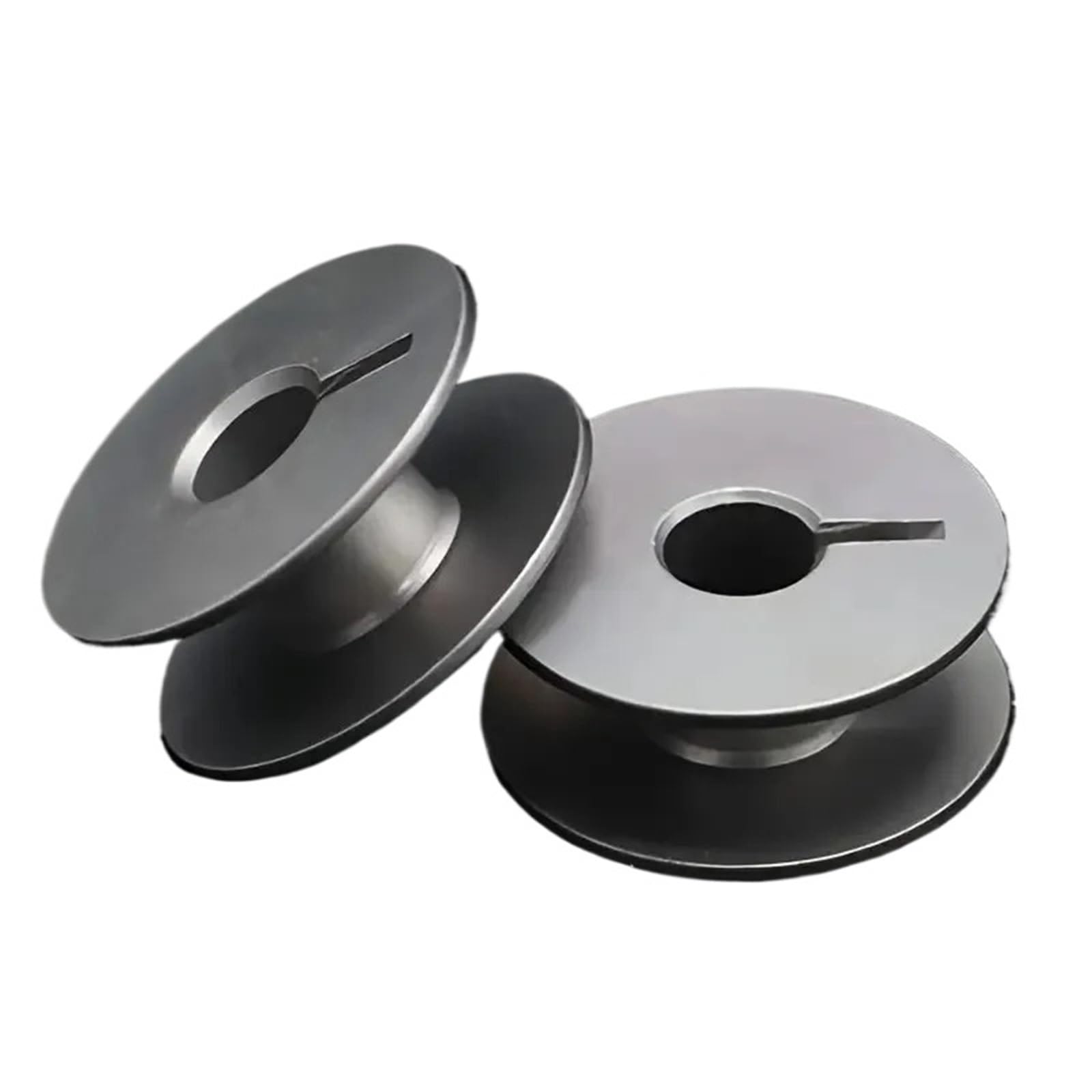 bobinas de maquina de coser 20/40/60/80 Uds bobinas de aluminio artesanías costura punto bloqueo Industrial(60PCS)