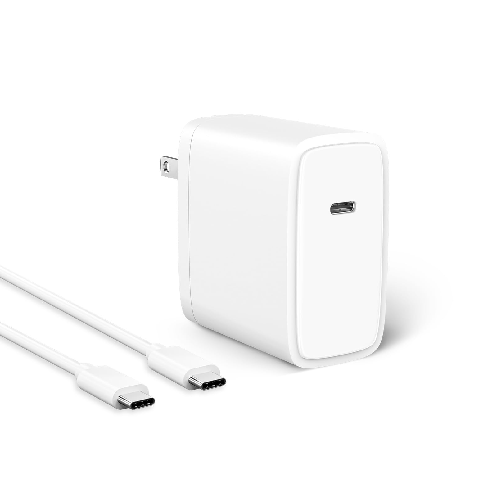 Cargador para Mac Book Pro - Cargador USB C de 100 W, cargador rápido compatible con MacBook Pro/Air, M1 M2 M3 M4, iPad, Samsung Galaxy y todos los dispositivos USB C, cable de 6.6 pies incluido