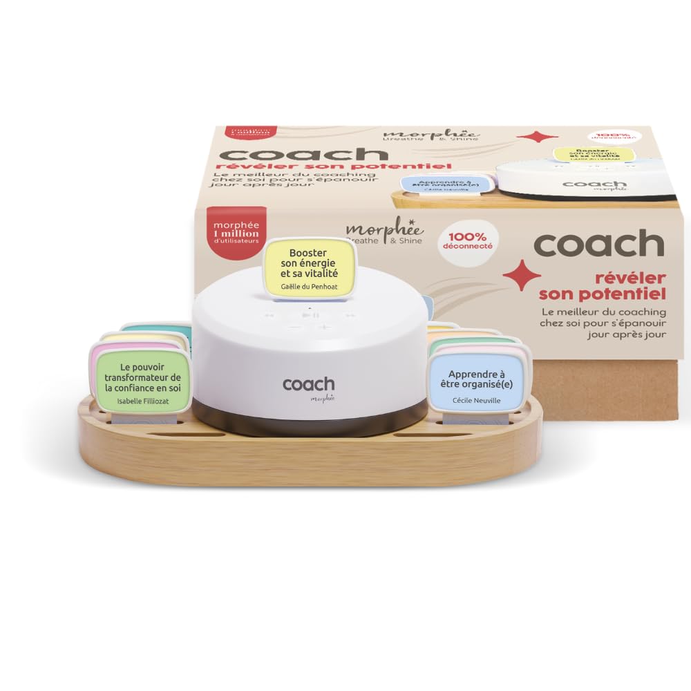 Morfeo Coach - Entrenador de Audio de Desarrollo Personal - Confianza, Energía & Organización - 2 Tarjetas Incluidas Aumentar su energía y vitalidad Aprender a ser organizado - Desconectado Sin