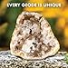 Break Open 2 Jumbo Geodes– Break Your Own Large Geode with Crystals, Earth Science Kit for Kids to Learn Geology, Gifts for Rock Collectors, Cool Rocks for Boys and Girls