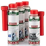 ✅ VERHINDERT TEURE REPARATUREN – Die Verwendung der MATHY Kraftstoffadditive verbessern das Sprühbild der Injektoren und Neuverschmutzungen werden verhindert.