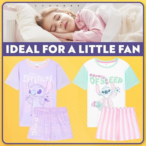 Get Trend Girls Pajamas 2 Pack Short Sleeve Cute PJs Kawaii Pajamas for Kids Teens2