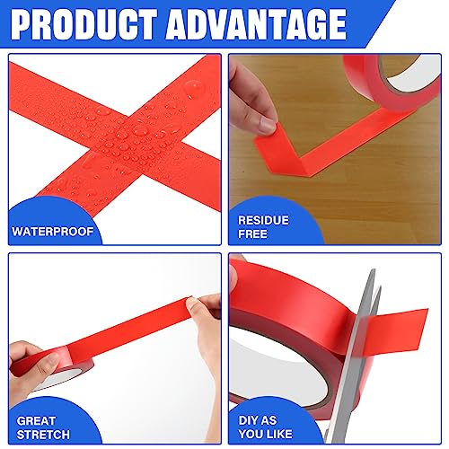 frienda floor vinyl tape floor marking court tape outdoor playing field marking equipment for social distancing gyms athletics equipment