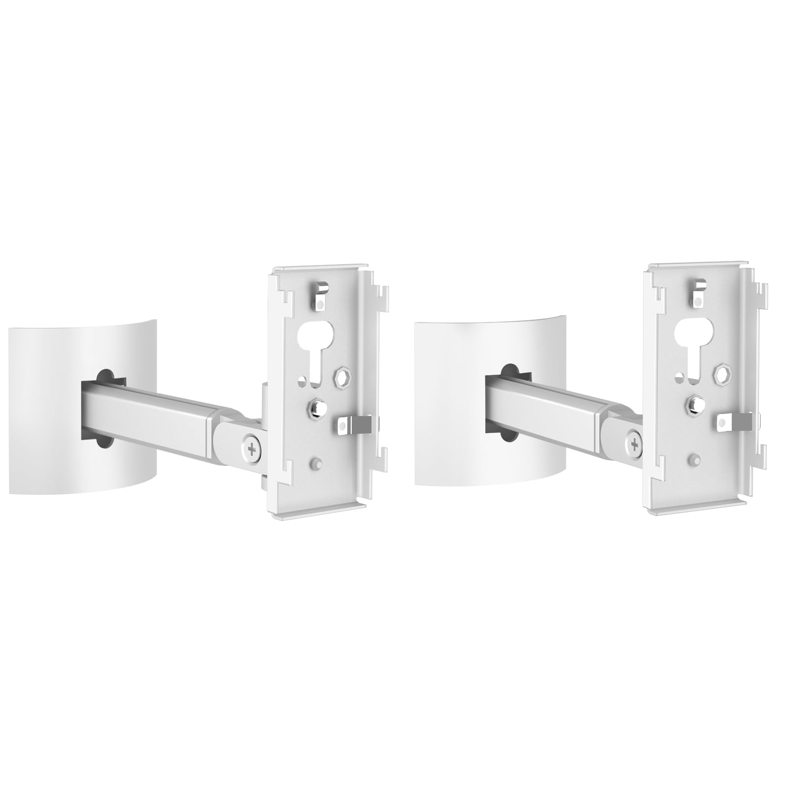 Luidsprekerhouder en plafondhouder voor Bose UB-20, UB-20 Series II, WB-50 II, lifestyle-serie, Soundtouch-serie, verstelbare luidspreker, wandhouder, 2 stuks, zwart