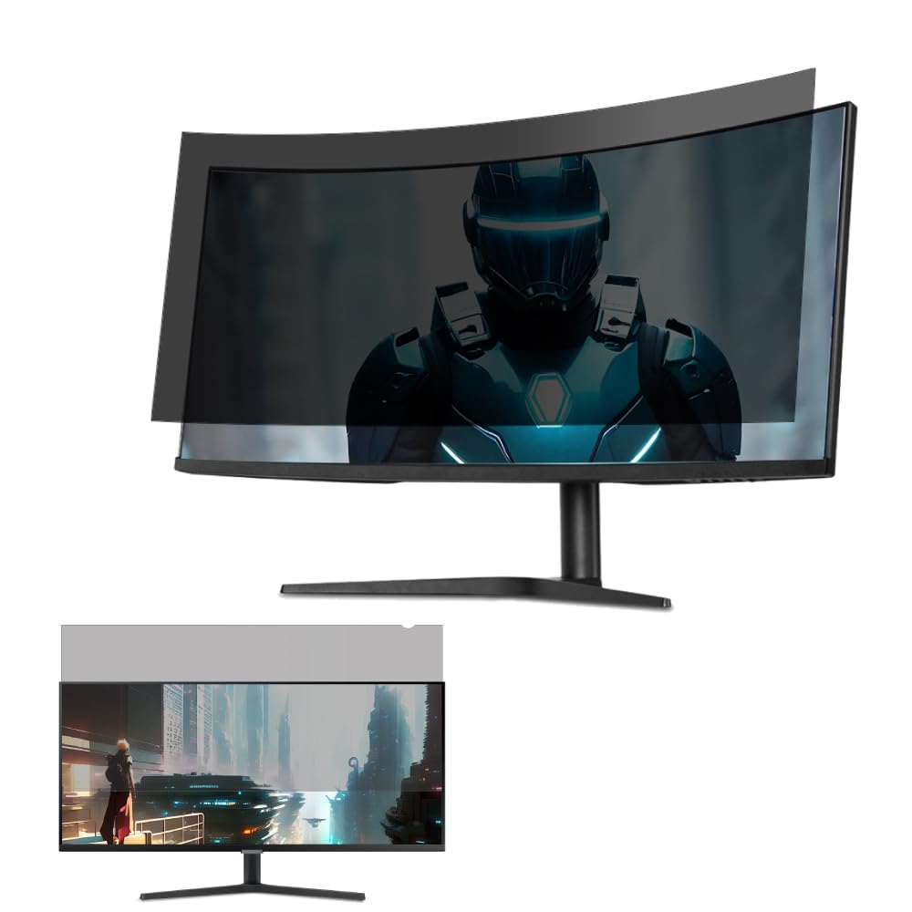 31.5 Inch 16:9 - Computer Privacy Screen Filter for Widescreen monitor - Anti-Glare - Anti-Scratch Protector Film - Please measure carefully Made in Korea