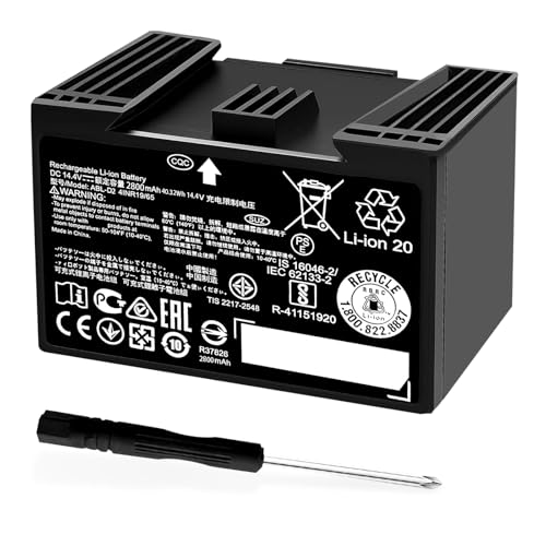 Image of 2800mAh ABL-D2 Battery Replacement for Roomba j7 j7+ i7 i7+ i8 i8+ i3 i3+ e5 e6 i4 i4+ i5 i5+ i6 i6+ j5 j5+ Series Compatible with ABL-D2 ABL-D2A ABL-D1 40.32Wh