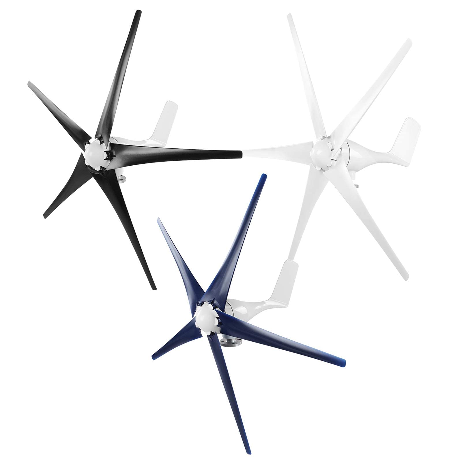 Generatore di turbine eoliche verticali Axi 8000W 12V 24V 48V 96V 220V, turbina eolica con regolatore 8 lame piccola turbina eolica per uso domestico generatori di energia alternativa