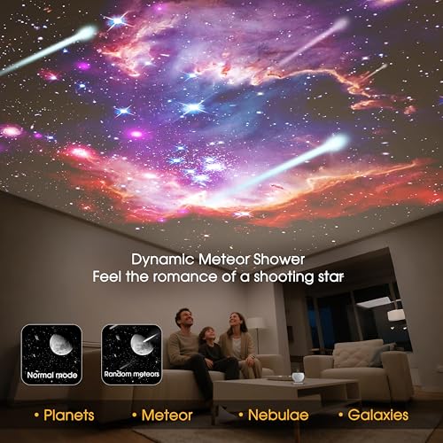 Image of L LOHAS LED Galaxy Projector, Bedroom, 13 in 1 Star Projector Night Light | Solar System Constellation Moon, LED Space Galaxy Lamp with Timer, Space Night Light Projector for Kids Adults Gifts
