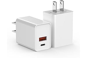 USB C Wall Charger for Apple Watch, 2 Pack 20W Fast Charging Block