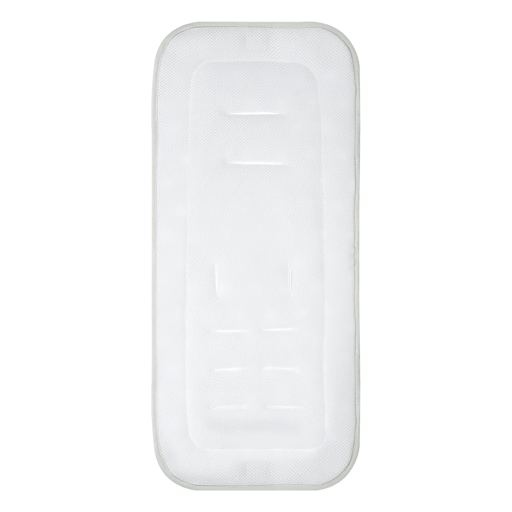 Universal Pram Seat Liner Cotton Baby Stroller Seat Pad Pushchair Insert Pad Warm Infant Carriage Cushion Pad Breathable Buggy Cushion Mattress Reversible Washable for Pushchair Pram Buggy Stroller - Image 3
