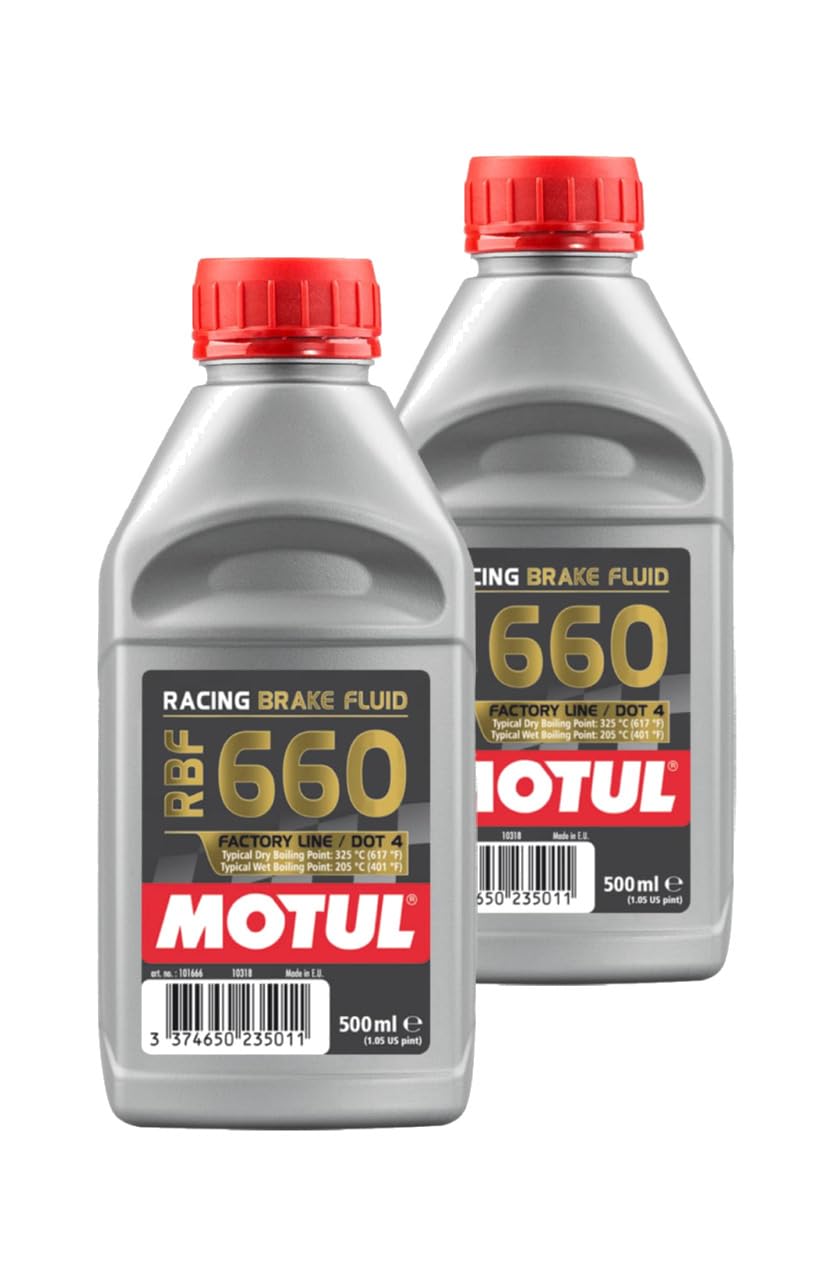 Kit de 2X Líquido de Frenos Racing Brake 660 0,5L KT-172