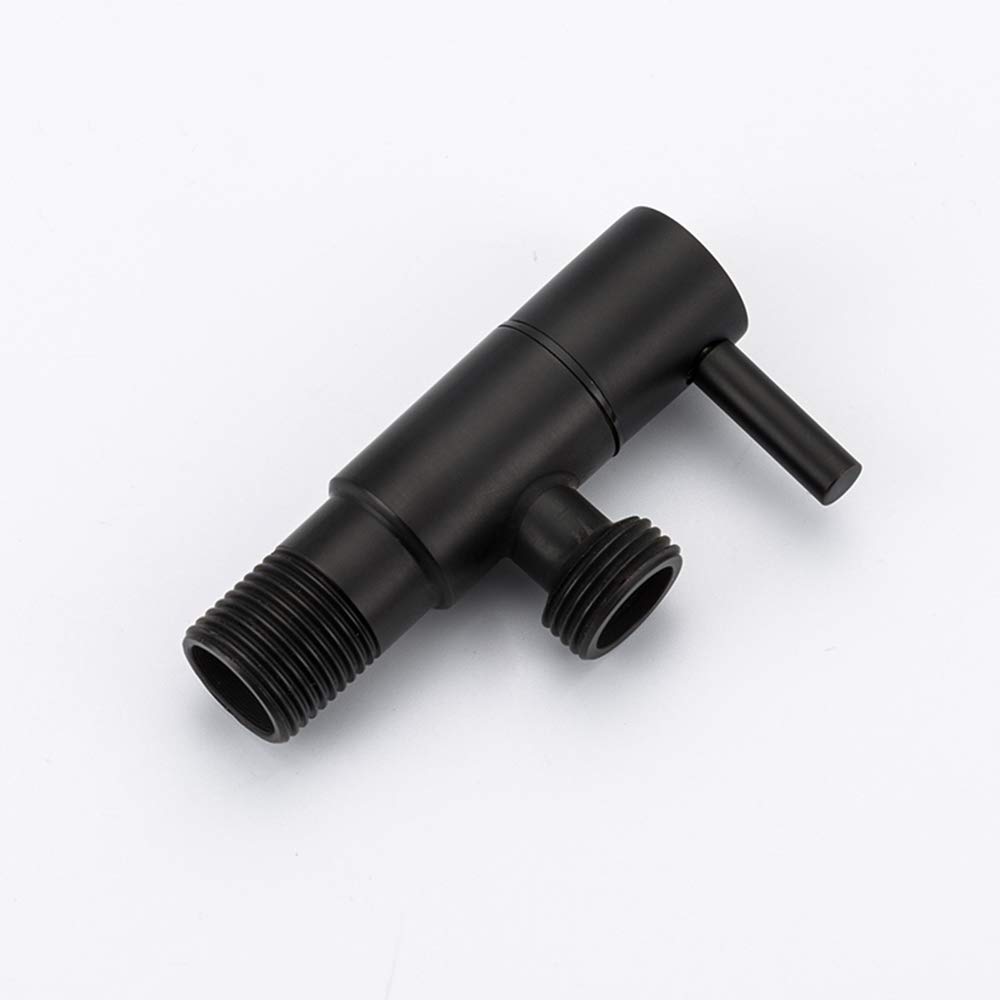 Set di doccetta Bidet Nero Opaco, doccetta a Mano Shattaf per Installazione a Parete a Incasso, Rubinetto monocomando in Acciaio Inox 304