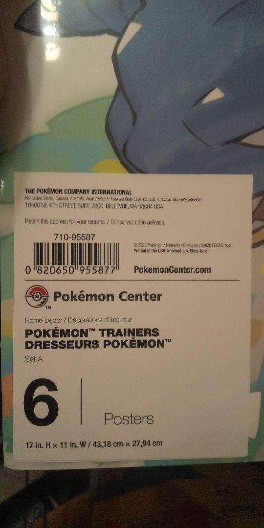 Amazon.co.jp: 【海外ポケセン限定】カミツレ ゼブライカ ポスター