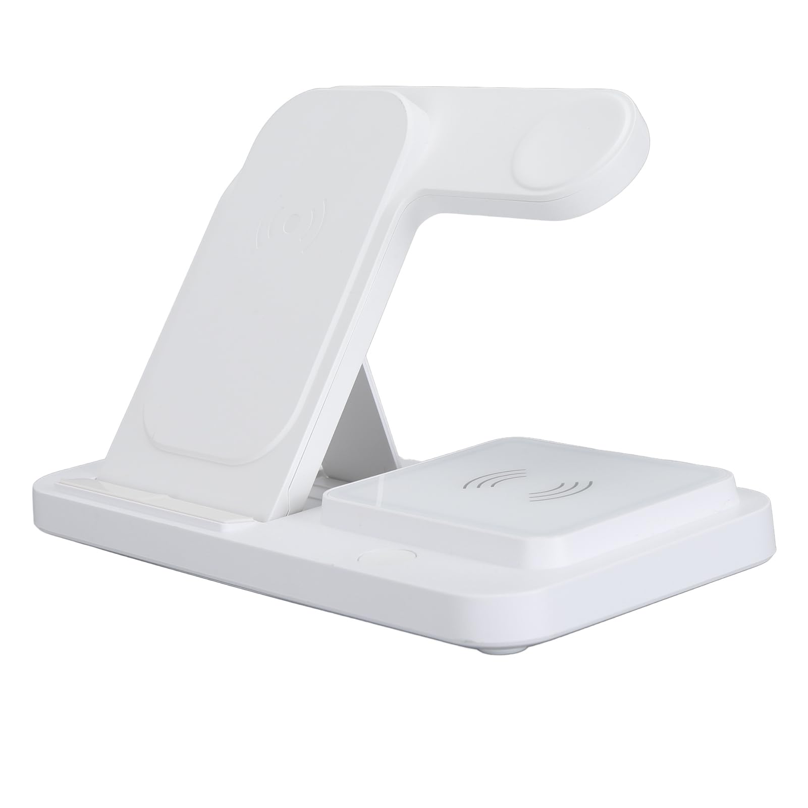 Cocoarm Station de Charge sans Fil Pliable 4 en 1, Sortie USB (White)