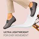 FAUSTO FST FJDWC-7049 GREY-37 Women Grey Classic Formal Slip On Shoes | Platform Heel Shoe for Office Meeting Events | Easy Pull On Shoes with All Day Comfort (4 UK) gallery image