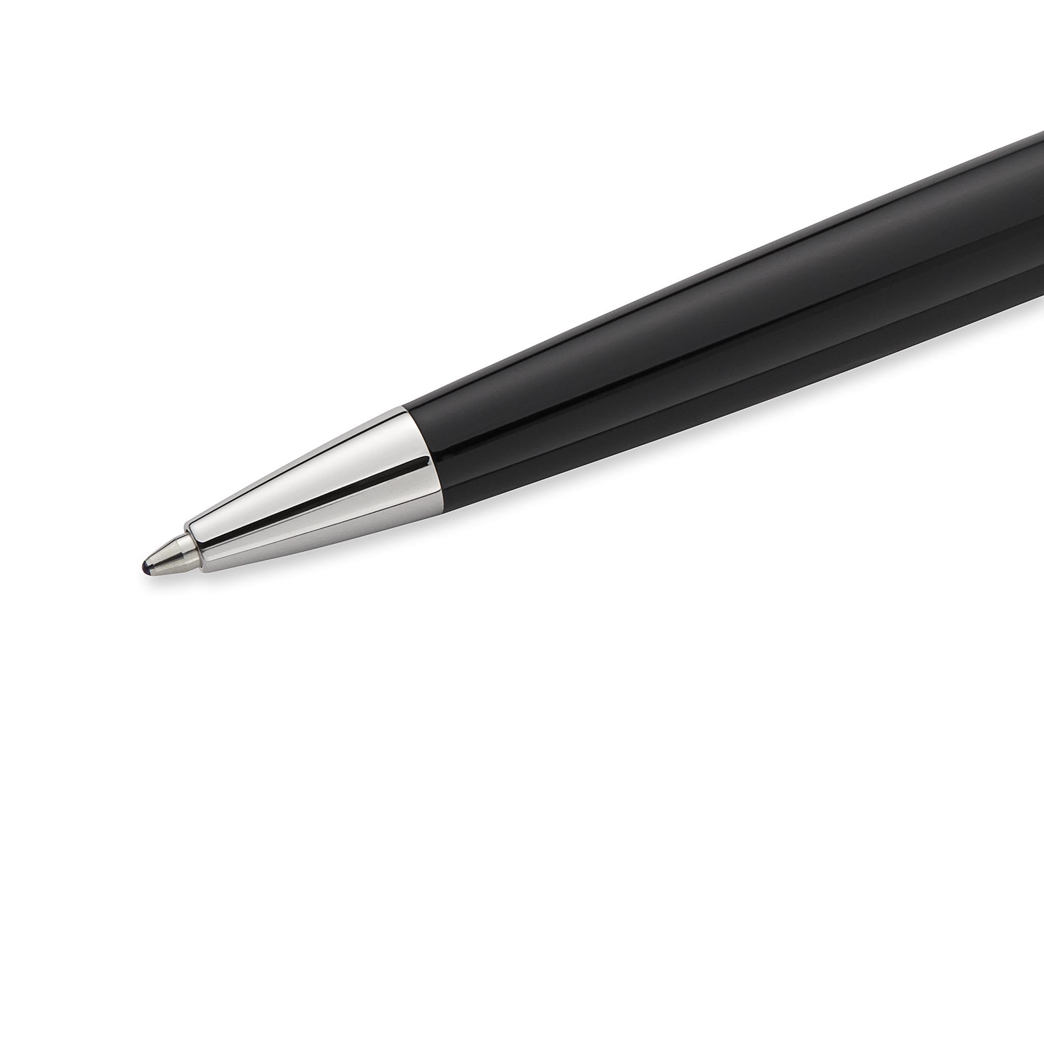 Waterman Hémisphère - Penna roller e penna a sfera con incisione, set di scrittura di lusso personalizzato per compleanno, anniversario e Natale (BLACK C.T)