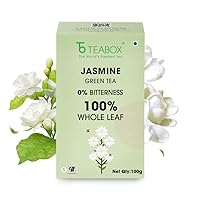Vista 8 de Teabox Premium Darjeeling Green Tea With Jasmine Flowers 100% Whole Leaf & 0% Bitterness Green Tea From The Himalayas 25 Tea Bags