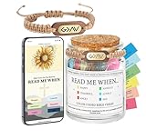 AMAWIN Christian Women Gift Bible Verse Jar With NFC Web Bracelet, Catholic Gifts for Religious Women Men and Teens- Inspirational Scriptures, Read Me When Pray