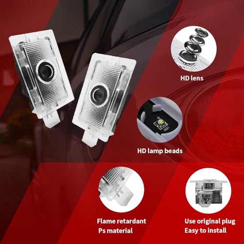 2PCS luces de puerta LED para Charger 2006-presente miniatura 4
