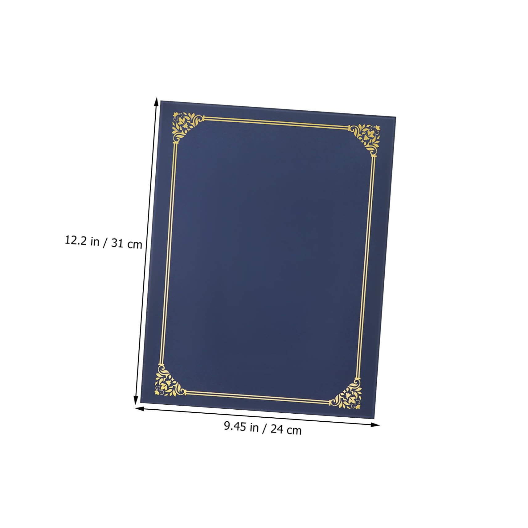 PLAFOPE 30 Stück Teiliges Diplomhüllen mit Elegantem Goldfolienrand Stabilem Karton und Vorgestanzten Ecken für Urkunden als College Zertifikatshalter