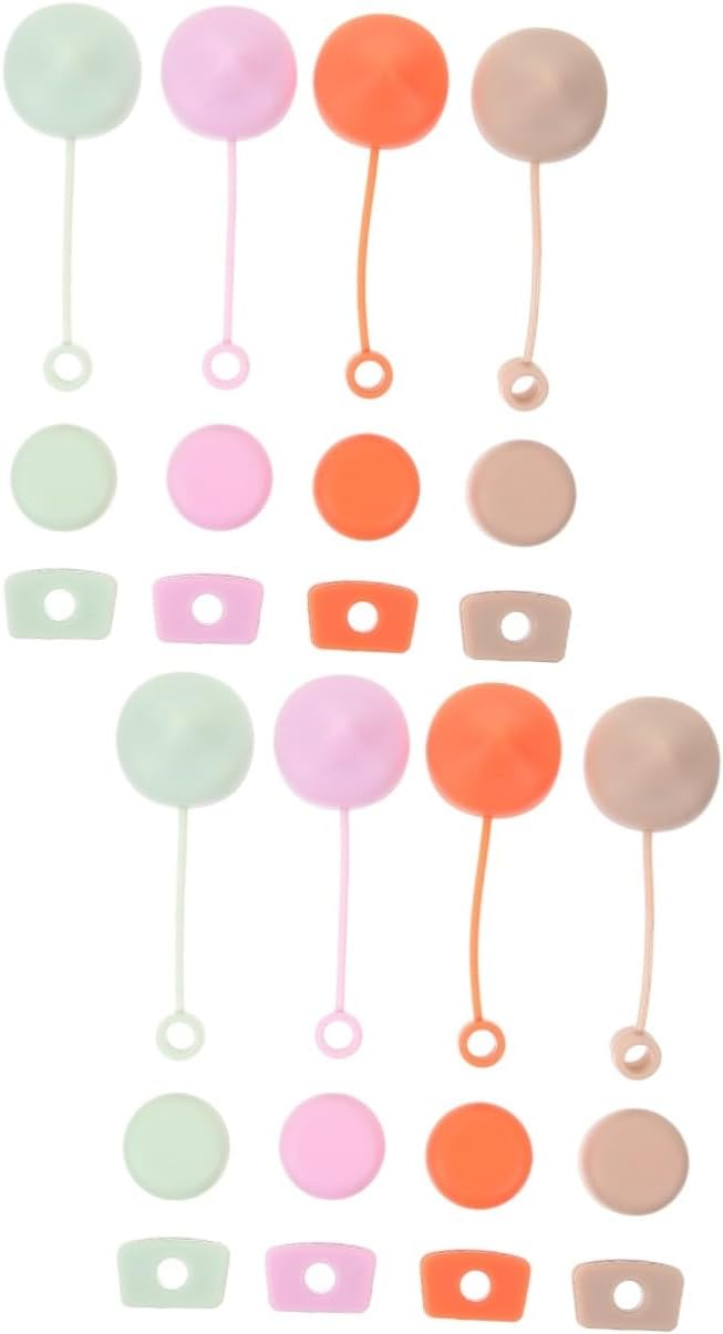 BESPORTBLE Straw Tip Covers Caps Covers Straw Lid Drinking Straw Plug Cap Straw Covers Cap Reusable Straw Covers