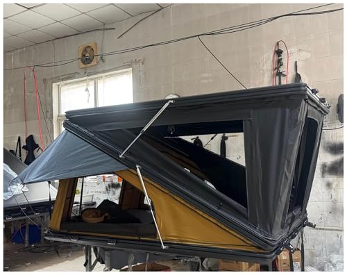 Carpa techo para camping color negro y plateado para 2-3 personas miniatura 7