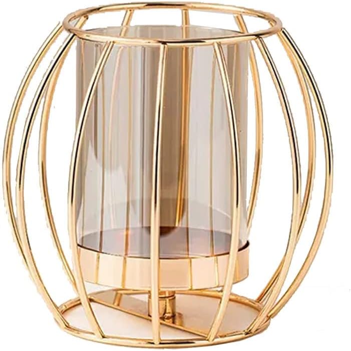 Glass vase Candlestick Place a Nordic Western Food Romantic Candlelight Dinner Props Candle