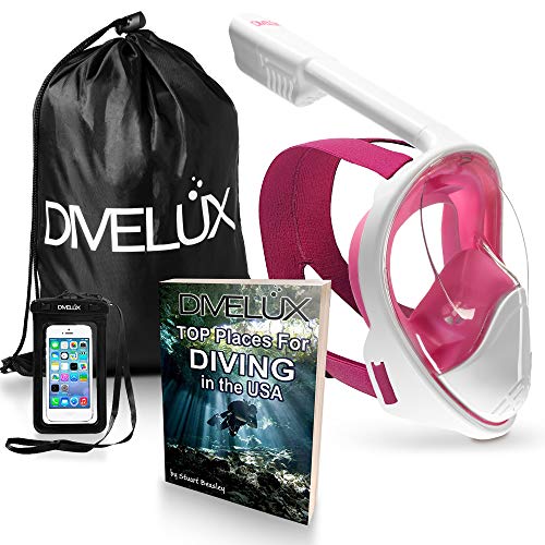 image for DIVELUX Full Face Snorkel Mask - Anti Fog & Anti Leak Technology | Sea