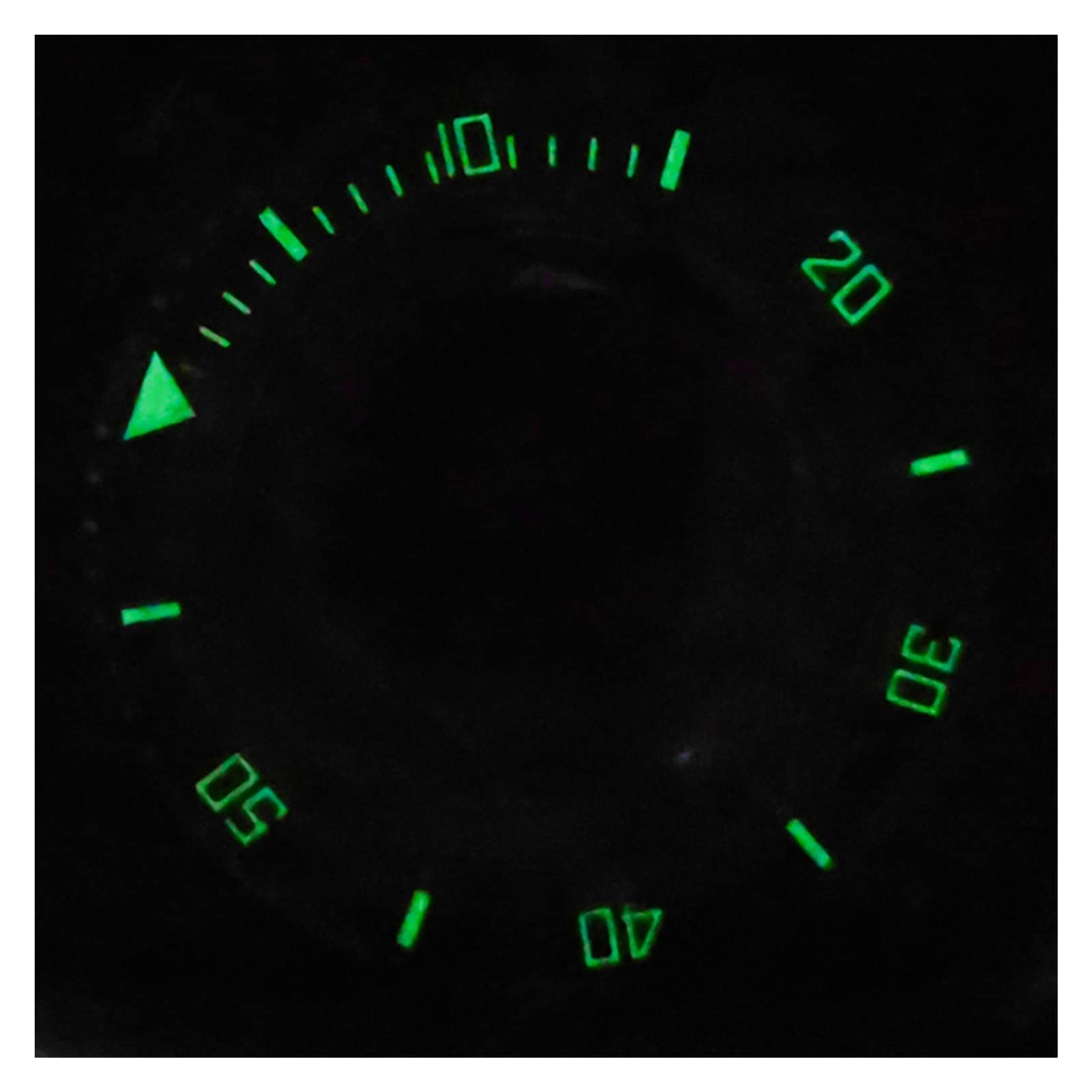 Caja de plástico de 40 mm con Cristal acrílico, Material Luminoso Verde Sub, Compatible con los Movimientos 8215, 8200 y 821A, acoplado a un Movimiento mecánico automático 2813.