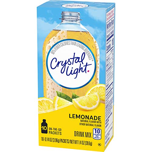 Crystal Light Sugar-Free Lemonade Drink Mix (60 On-The-Go Packets)10 Count (Pack Of 6) #TOP4