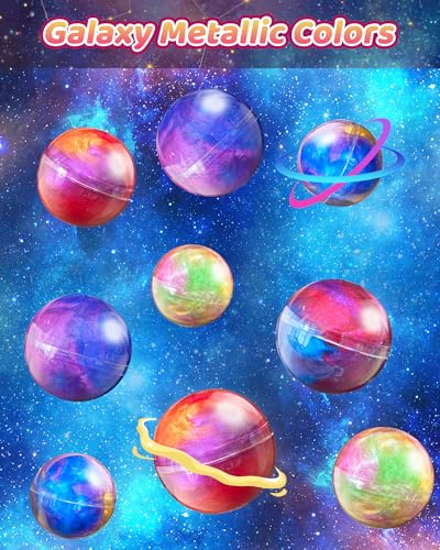 24 Pack Galaxy Slime Party Favors Classroom Prizes for Kids Teens 4-8, 8-12