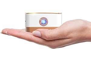 Pocket DLP Projector with Android TV: 1080P, WiFi, Bluetooth, HDMI-less