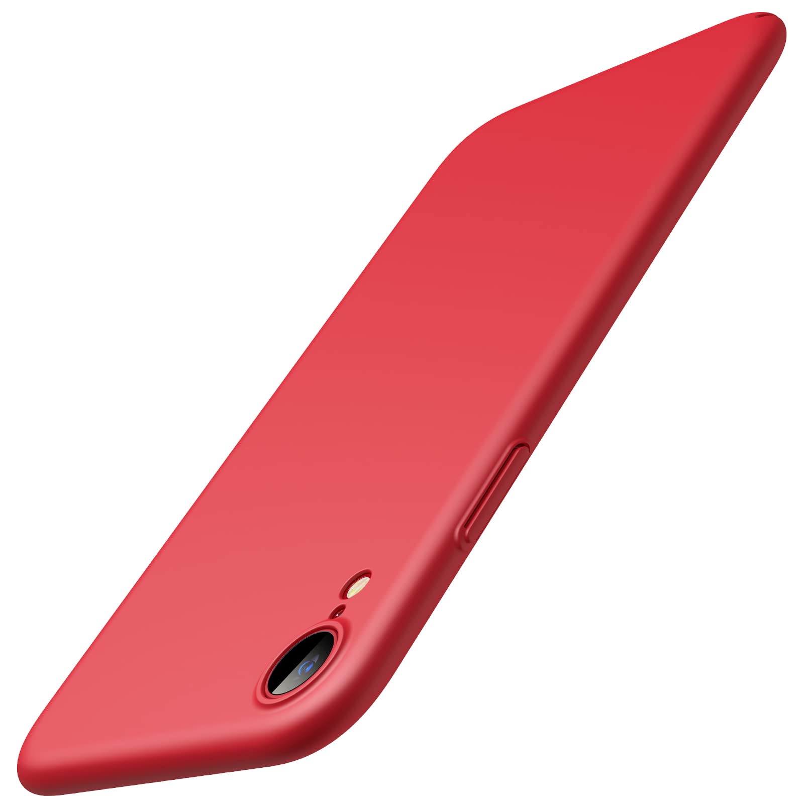 JETech Upgraded Slim (0.85 mm Thin) Case for iPhone XR 6.1-Inch, Camera Lens Cover Full Protection, Slim Fit Ultra Thin Lightweight Matte Hard PC, Support Wireless Charging (Red)