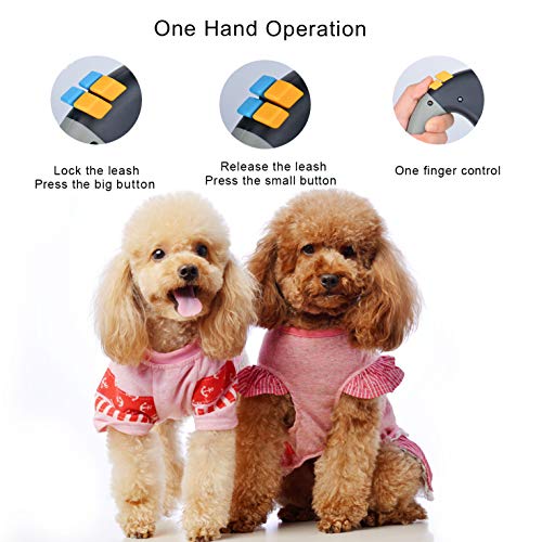 Makife Guinzagli doppi per cani con luce a LED