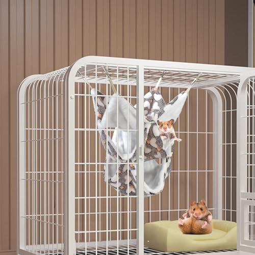 JJMOLLE 2 peças, rede grande de porquinho-da-índia, rede para furões, rede de rato para gaiola, aces