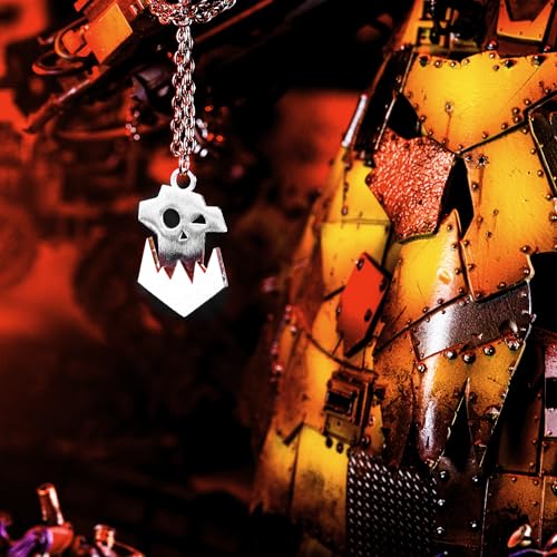 Starforged Men‘s Faction Icon Orks Necklace Pendant 40K Warhammer Game Peripheral3