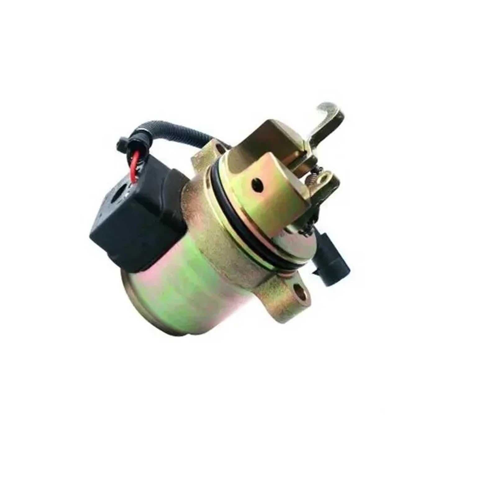Solenoide de parada Solenoide de corte de combustible compatible con minicargadoras Bobcat 863, 864, 873 y 883. Compatible con Deutz 04272956, 12 V. Solenoide de corte de combustible